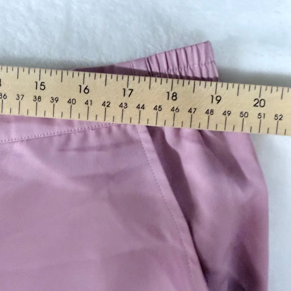 State of Day Intimates Mauve Pink Pajama Set XXL Short Sleeve Top Wide Leg Pants